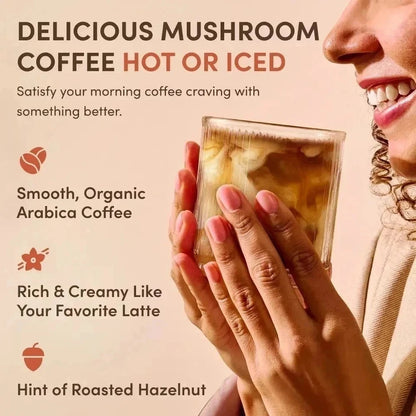Mushroom Coffee | Gut Health Support | 30 Servings | Free Shipping
